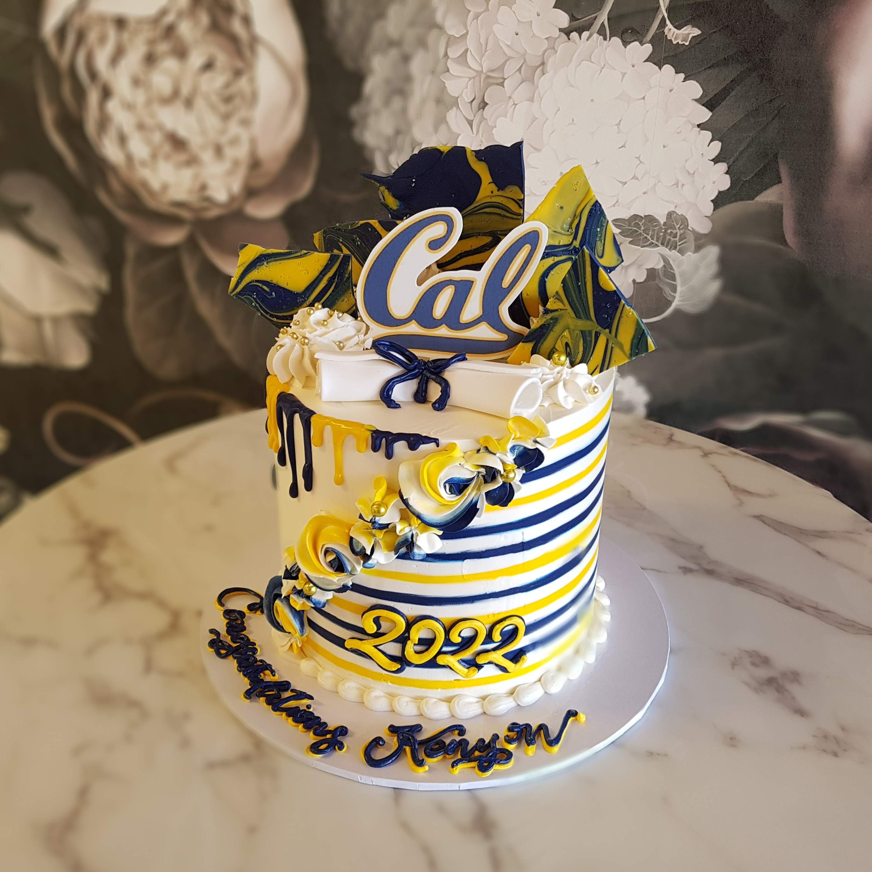 Cal Poly Graduation Cake Diploma Grad Cake | College Graduation Cake | High School Graduation C ...
