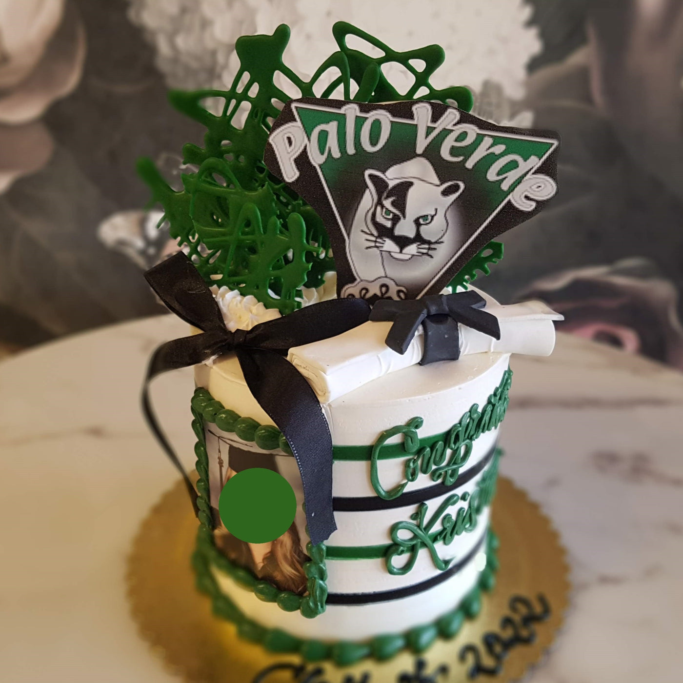 Palo Verde graduation cake, bishop gorman cake, UNLV Cake, CSN cake