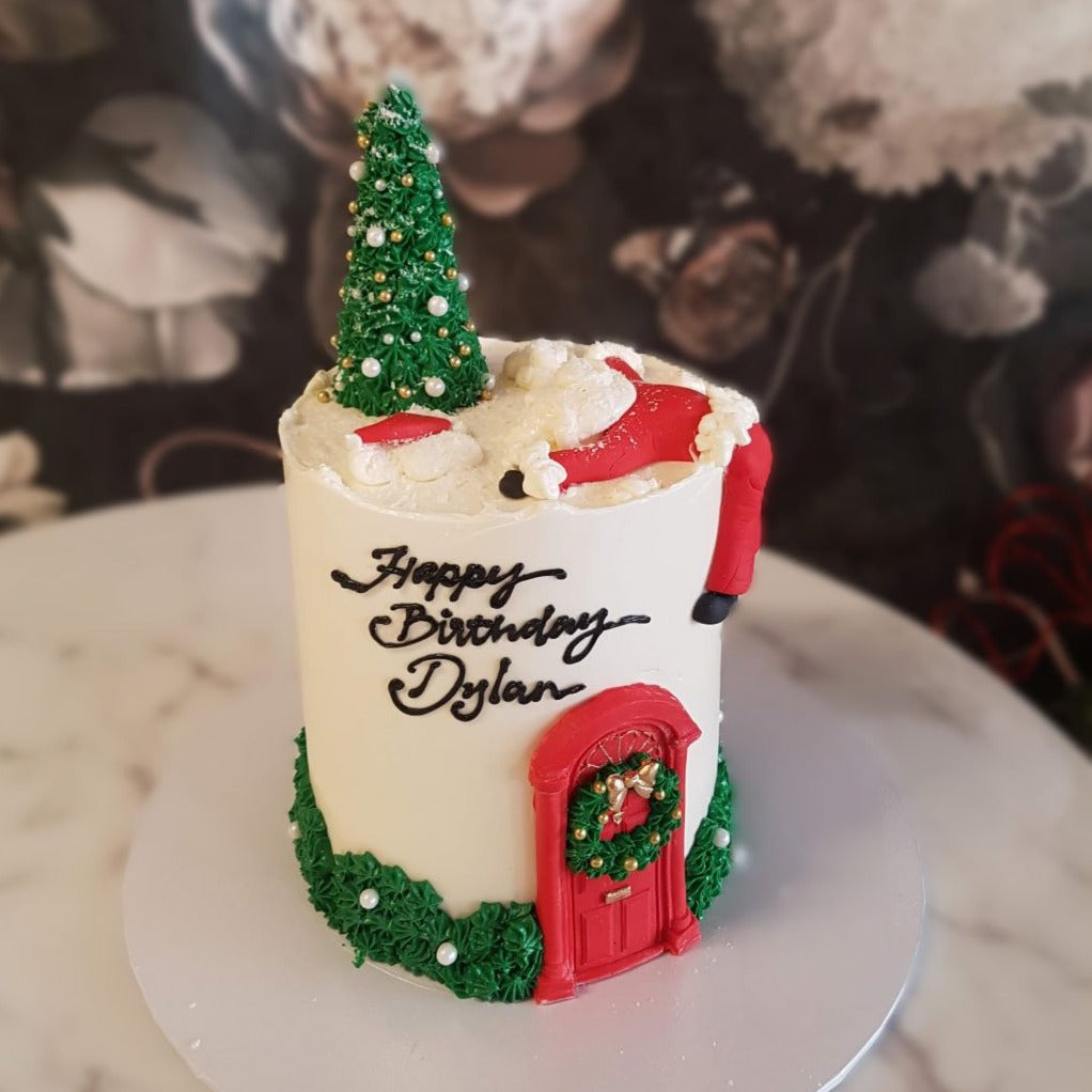 up on a house top reindeer claws, good old santa clause, ho ho ho, who wouldn't go, good Saint nick