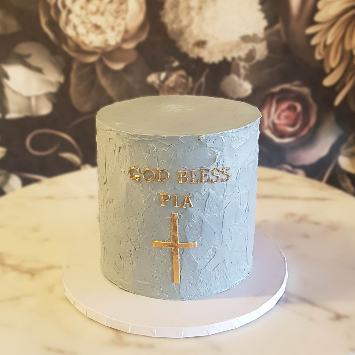 Faithful | Baptism Cake | Communion Confirmation Cake