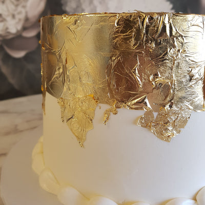 Exquisite Gold | Elopement Cake | Delivery Cakes