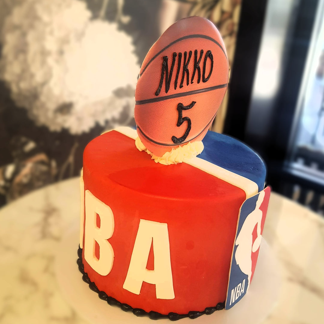 NBA, Basketball, Sports cake, Mens celebration, Mens birthday, Cake delivery Vegas 