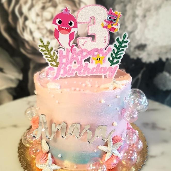 Baby Shark Kids Cake