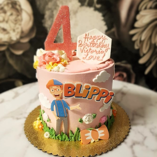 Blippi Cake, Best Kids Cake in Vegas, Bakery Near Me, blippy animation