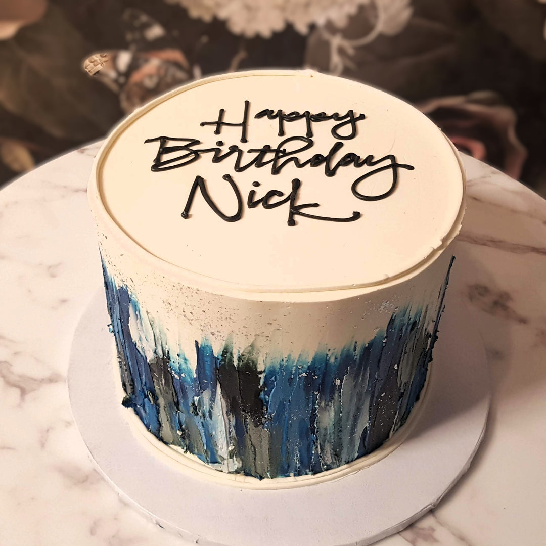 Mens cake, Mens birthday, Mens Luxury Cake, Best cake vegas, Cake delivery Vegas, Bakery near me, blue and white cake