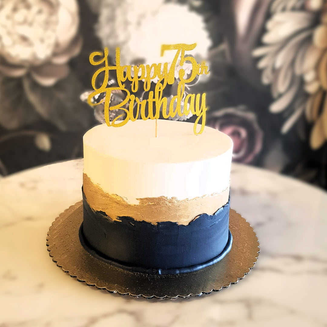 Mens cake, Mens birthday, Mens Luxury Cake, Best cake vegas, Cake delivery Vegas, Bakery near me, blue and white cake, white gold cake