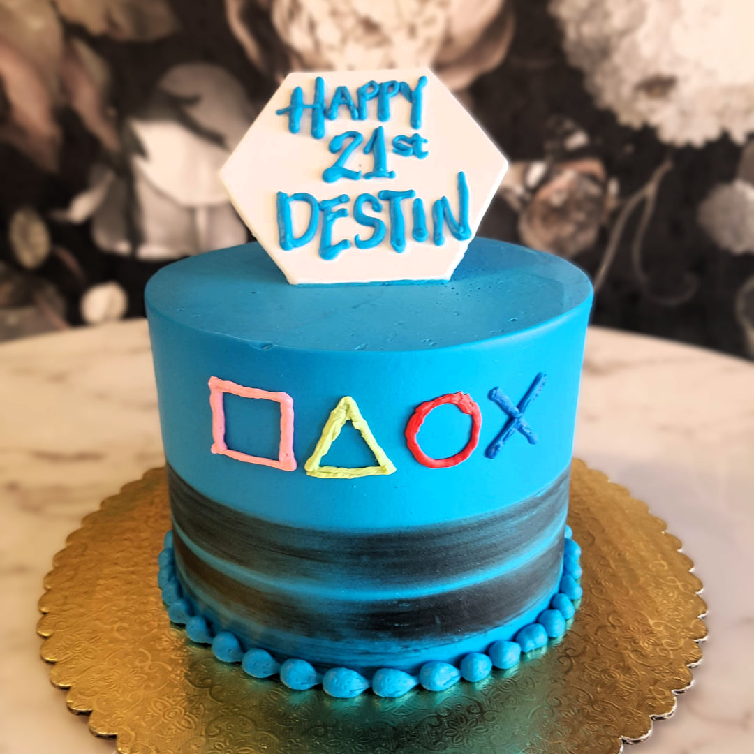 Playstation, Gamer's cake, Game controller, Ps4, Ps5, Gaming cake, Video Game, Mens cake, Mens birthday, Cake delivery vegas