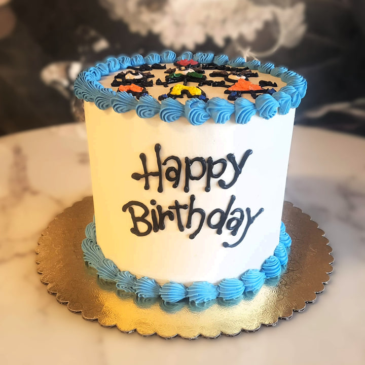 Doodle cake, mens cake, mens birthday, cute cakes, father's day cake, cake delivery vegas, cake for dads