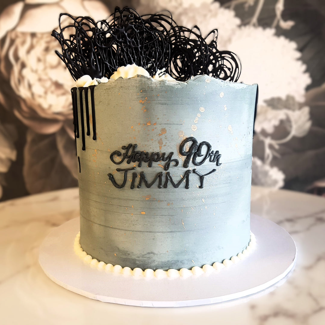 Minimalist cake, mens cake, mens luxurious cake, mens classic cake, mens celebration, bakery near me, best cake las vegas