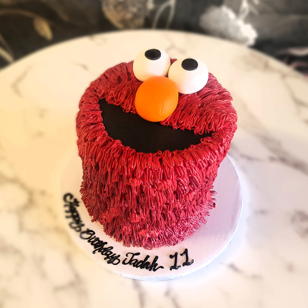 Sesame Street Elmo Kid's Cake, Kids Cake Vegas, cookie monster, big bird, bakery near me