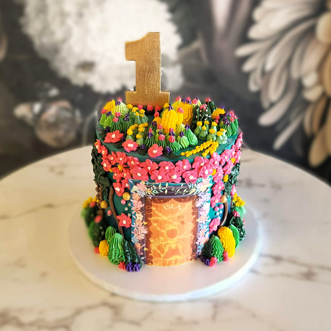 Baby milestones, Baby shower, Baby cake vegas, Bakery near me, Cake Delivery Las Vegas, Kids Party, Kids Celebration, kids cake, 1st birthday, Baby homecoming, Baby girls cake, Birthday Cake for baby, Baby girl party, floral baby cake, garden-themed cake