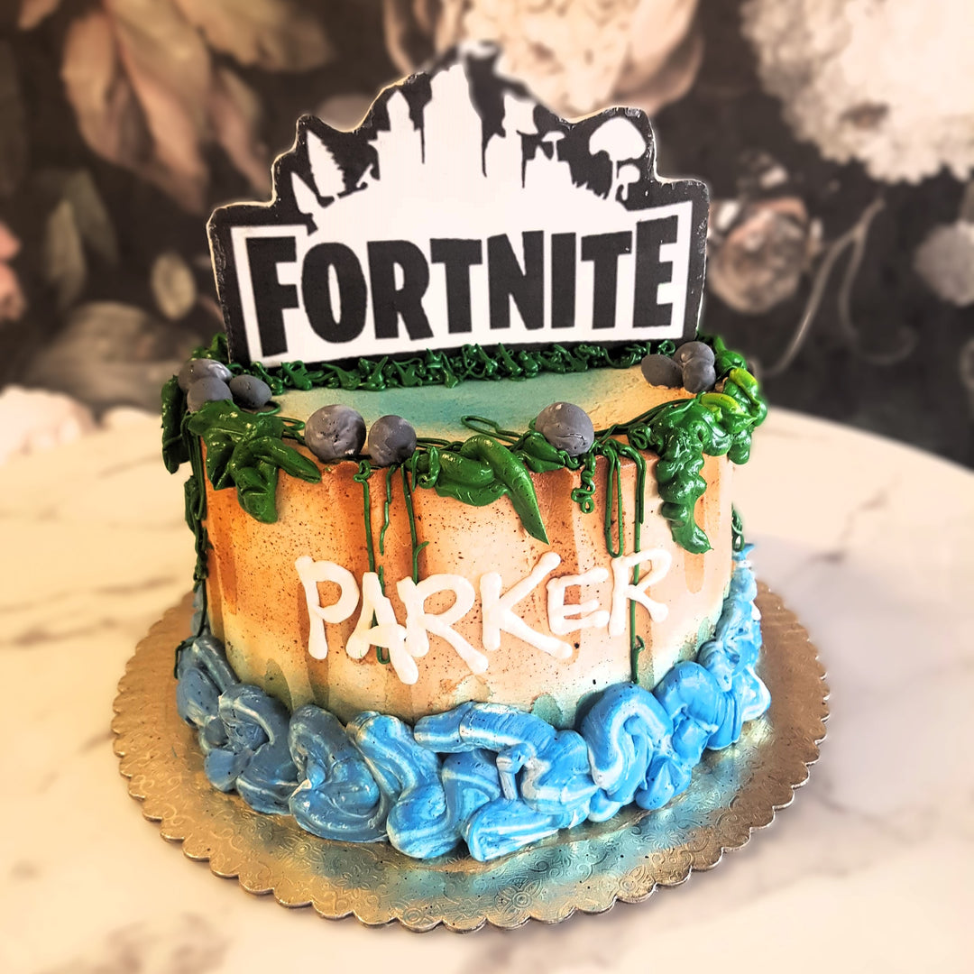 Fortnite Cake, Victory Royale, Gamer's Cake, Cake for boys, bakery near me, best cakes vegas, las vegas custom cakes, winner
