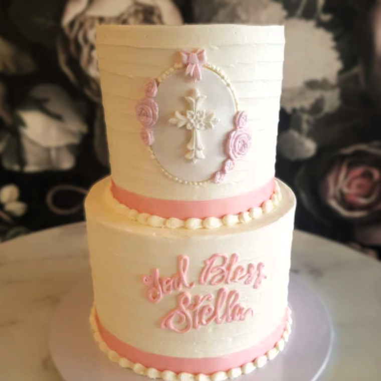 God Bless | Baptism Cake | Communion Cake