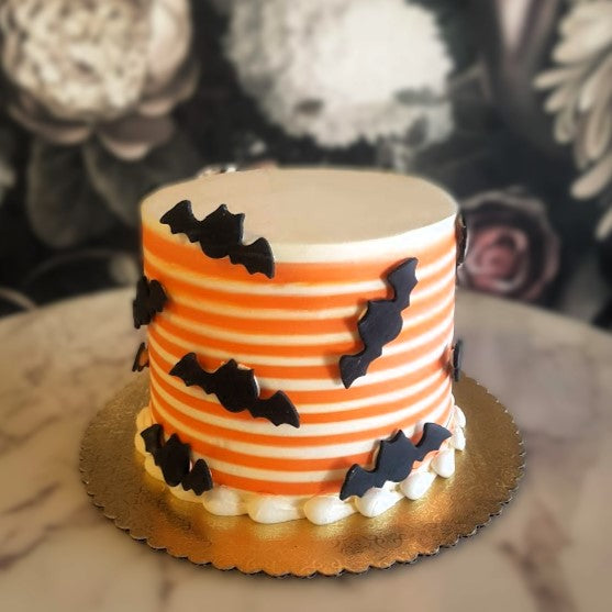 Bat Cake Halloween Party, Halloween Cake, Holiday cake vegas, bakery near me, cake delivery vegas, halloween party cake