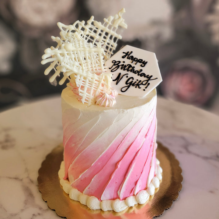 Swish Lines | Celebration Cake | Special Occasion Cake