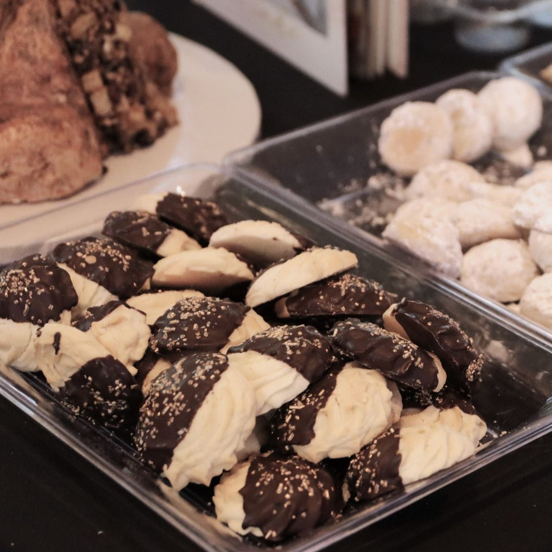 butter cookie party tray, christmas, wedding dessert bar, 80th birthday dessert bar, family dessert bar