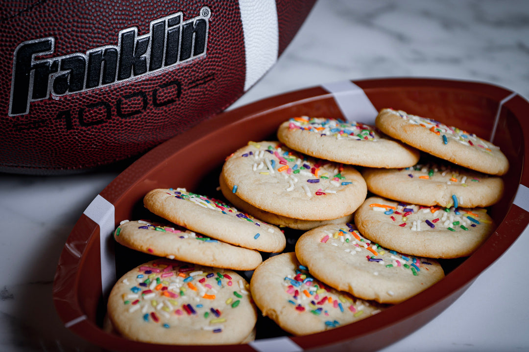 Classic Cookies | Football Chocolate Chip Cookie | Soft Oatmeal Raisin
