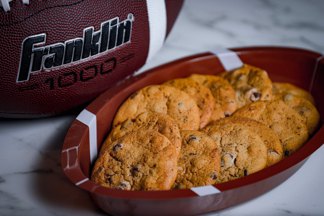 Classic Cookies | Football Chocolate Chip Cookie | Soft Oatmeal Raisin