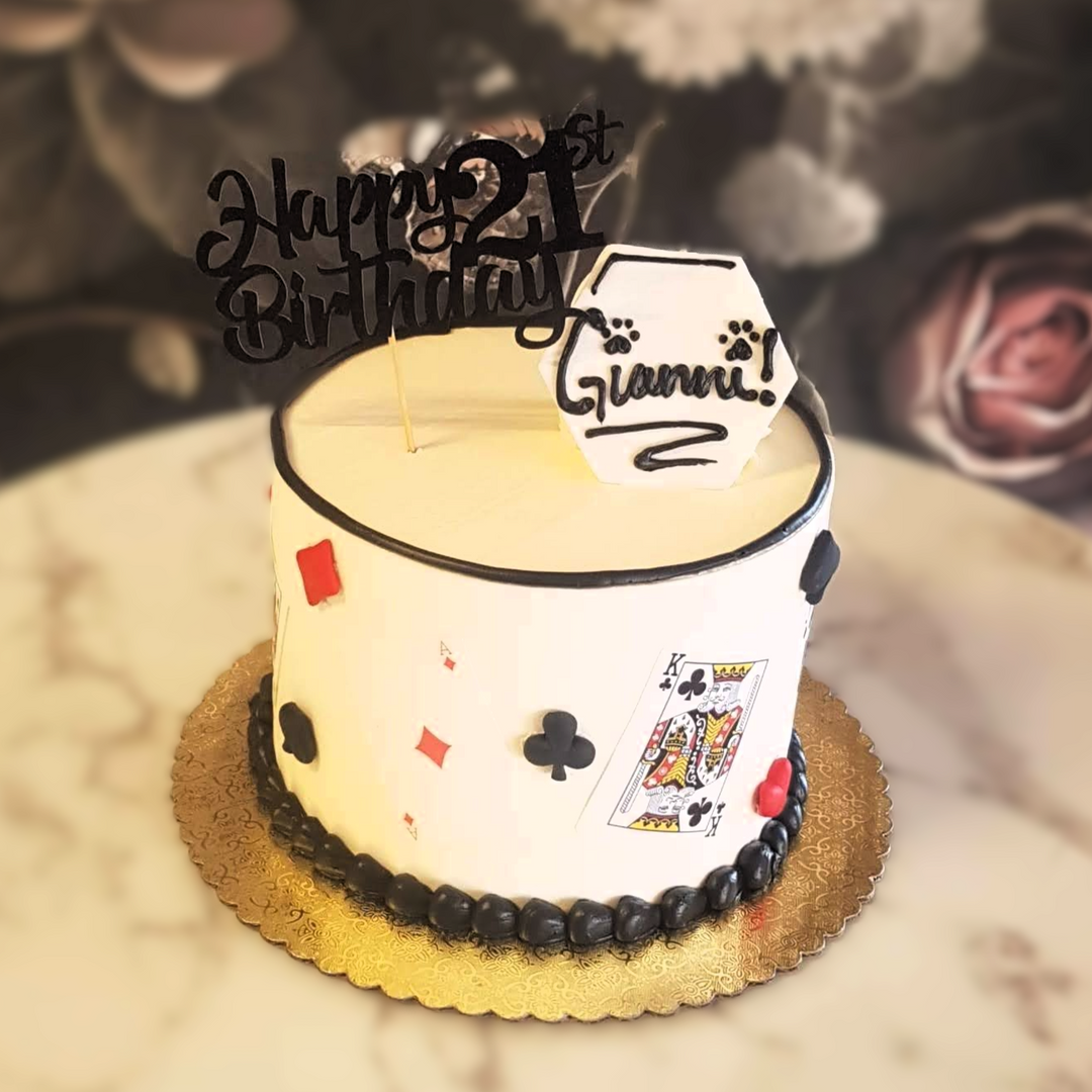 Mens cake, poker, gamble cake, luxury cake, party cake, cake delivery vegas, casino, hobbies, cards, chips. 21st birthday