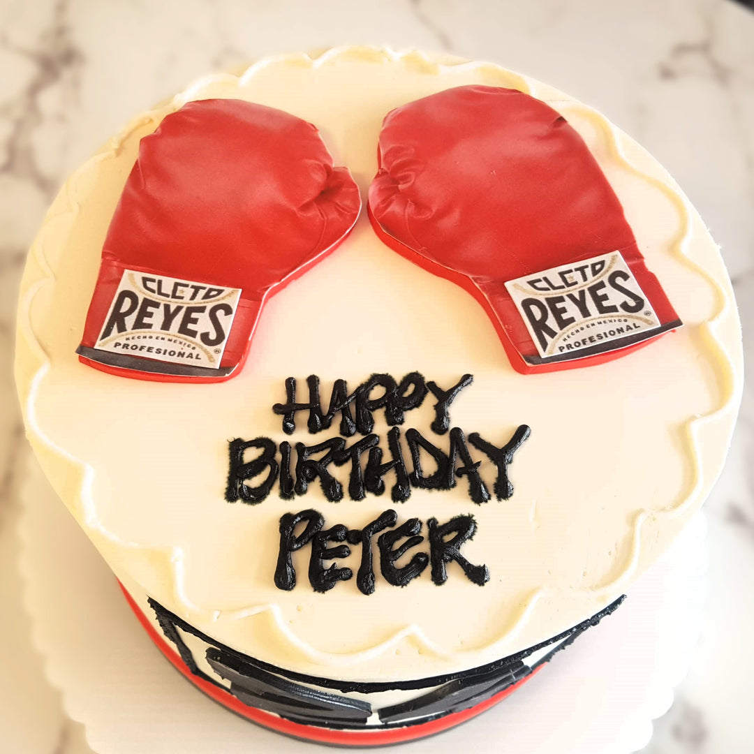 Boxing cake, mens birthday, hobbies, mens cake, bakery vegas