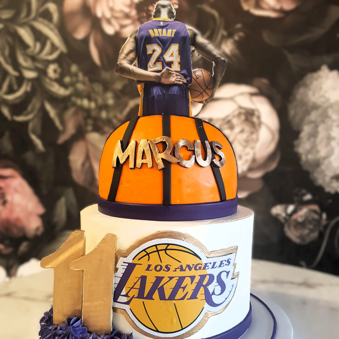 Mens Cake, Mens Birthday, Basketball, LA Lakers, Sports Cake, Cake delivery vegas