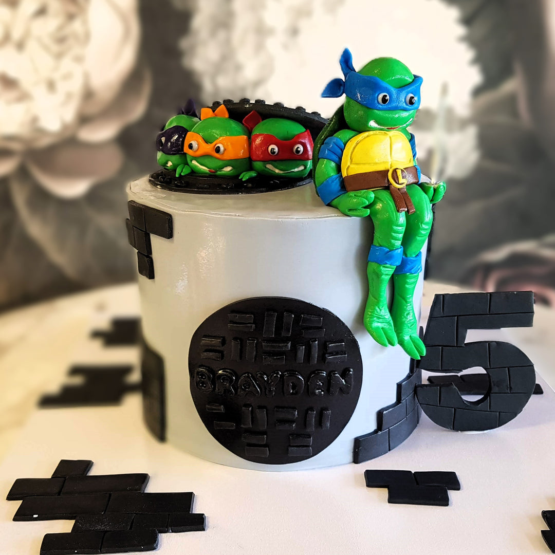 Leonardo, Michelangelo, Donatello, Raphael, Ninja Turtles, TMNT, Teenage Mutant, Cool cakes vegas, cake delivery vegas