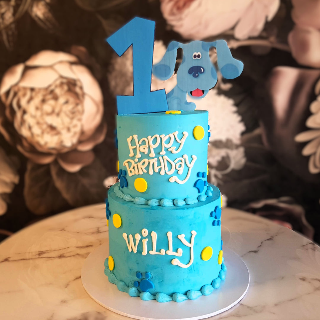 blues clues, steve, joe, josh, magenta, Mr Salt and Pepper, bakery near me, kids birthday cake, baby boy cake