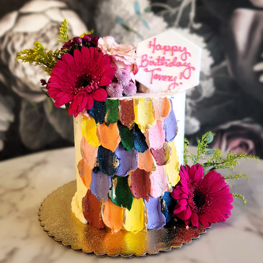 thanksgiving, cake for her, classic design, party, beautiful cake, colorful cake, cake delivery vegas