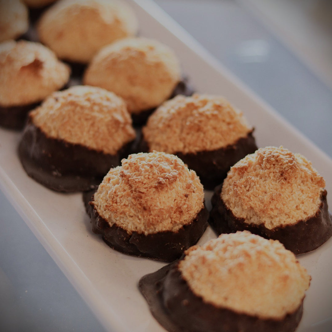 Coconut Macaroon Bites | Drizzled and Dipped | Minimum of 2 Dozen