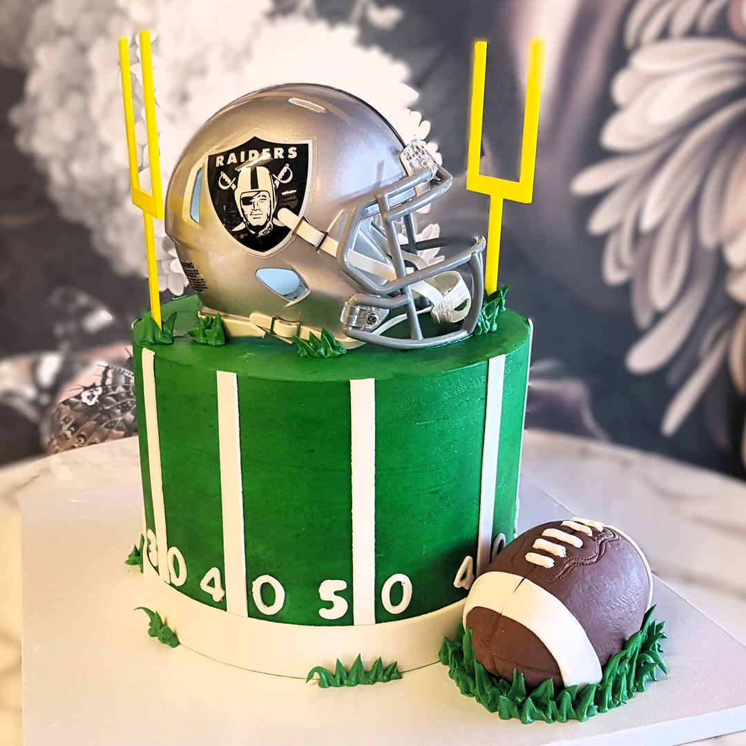Raider's Field Football Cake Sports Cake Vegas