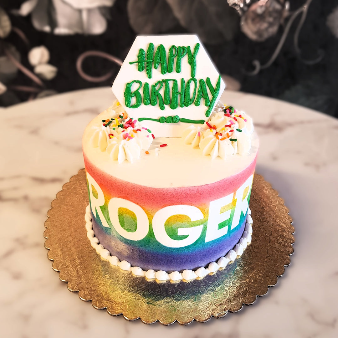 rainbow cake, colorful cake, cake for everyone, bakery near me, best cakes vegas, cake delivery vegas