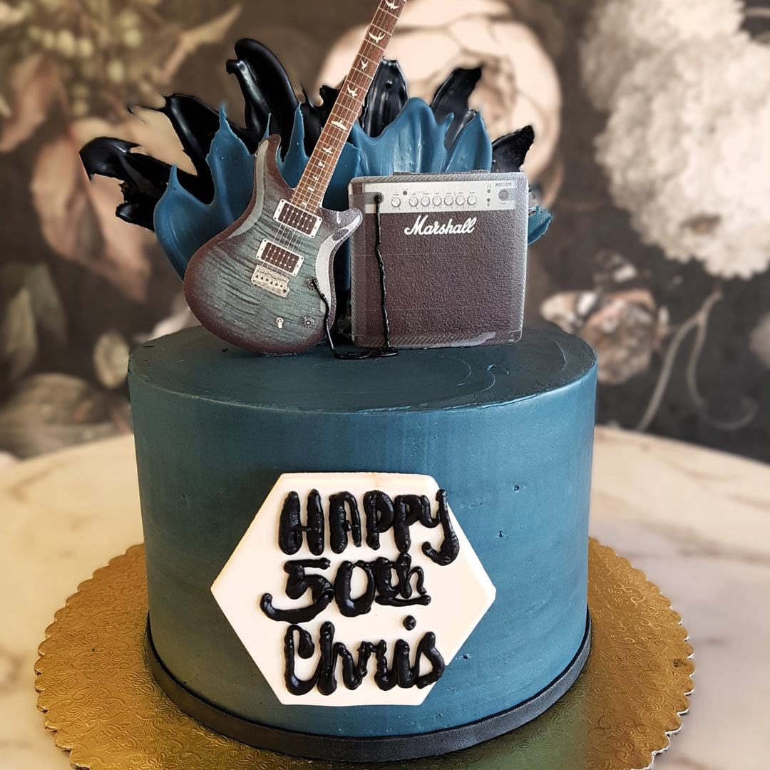 Guitar, Music lovers cake, Mens cake, Mens party, Marshall, Bakery near me, Best cakes vegas