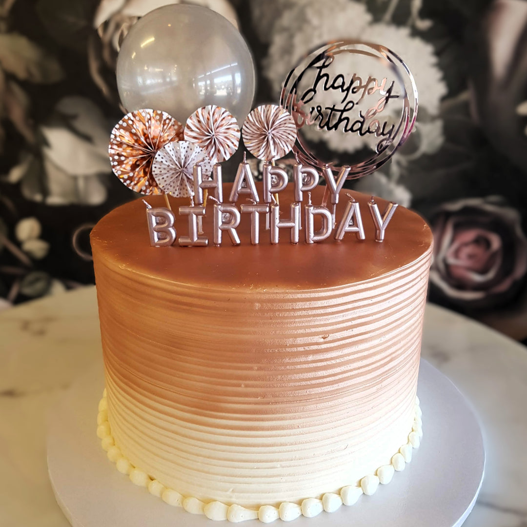minimalist cake, cake for girls, rose gold cake, cake for ladies, cake delivery vegas, ombre cake, bakery near me, classic cake, cake for mom, cake for girlfriend, mom's birthday 