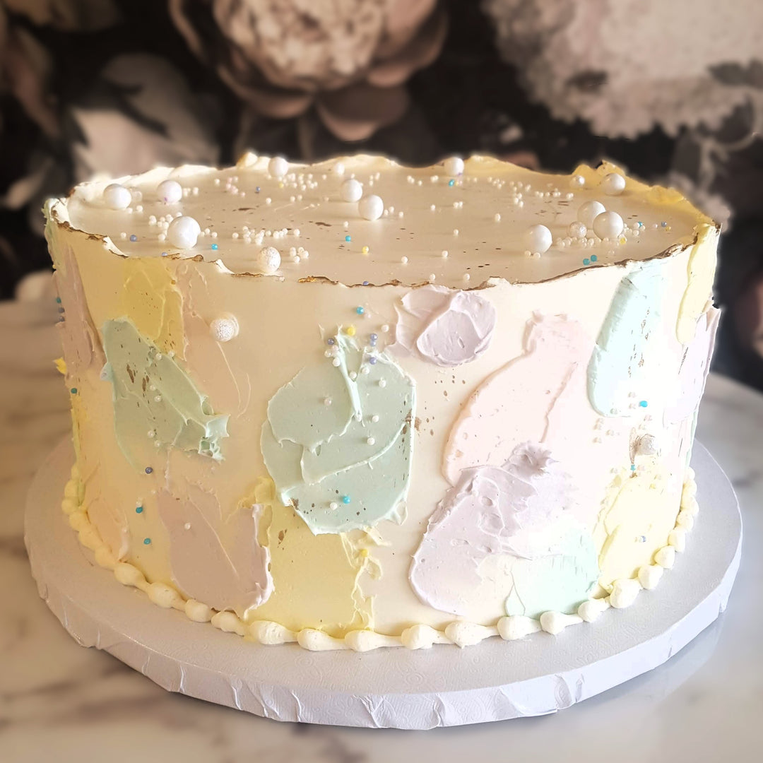 Spring themed cake, pastel floral cake, cake for girls, cake delivery vegas, bakery near me, cake for teens, 13th birthday, sweet 16th birthday