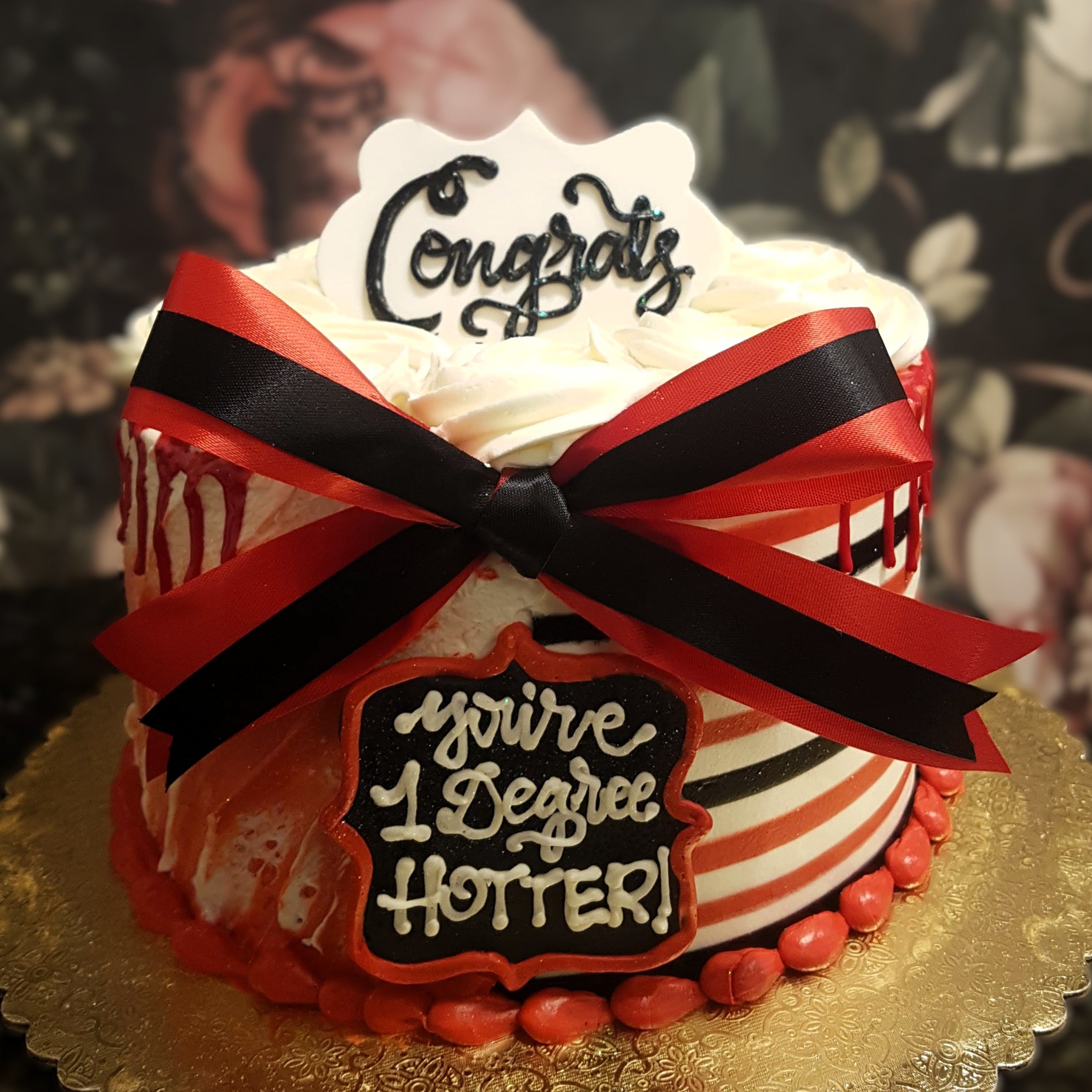 1 Degree Higher | High School Graduation Cake | College Graduation Cak ...