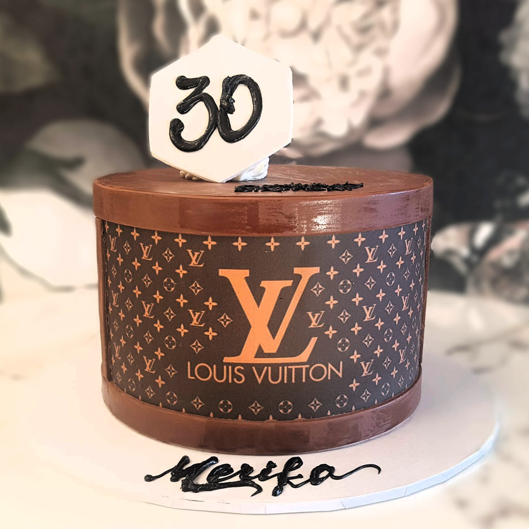 Louis Vuitton cake, luxury cake, women's cake, cake for her, designer cake, 50th birthday, Mother's day, cake for girls, cake for teens, millenial cake