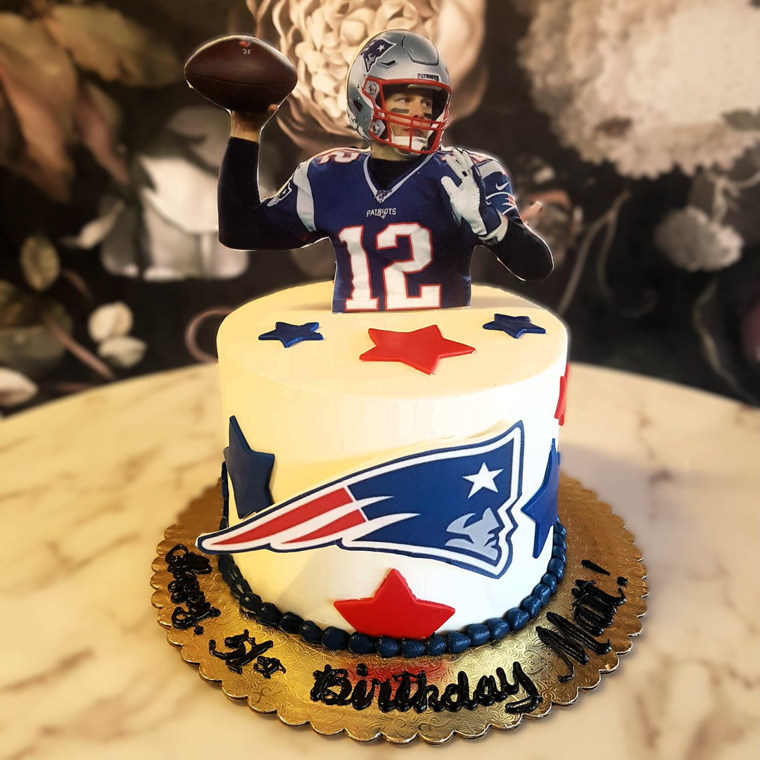 Superbowl cake, sports cake vegas, football, mens cake, mens celebration, cake delivery vegas, bakery near me