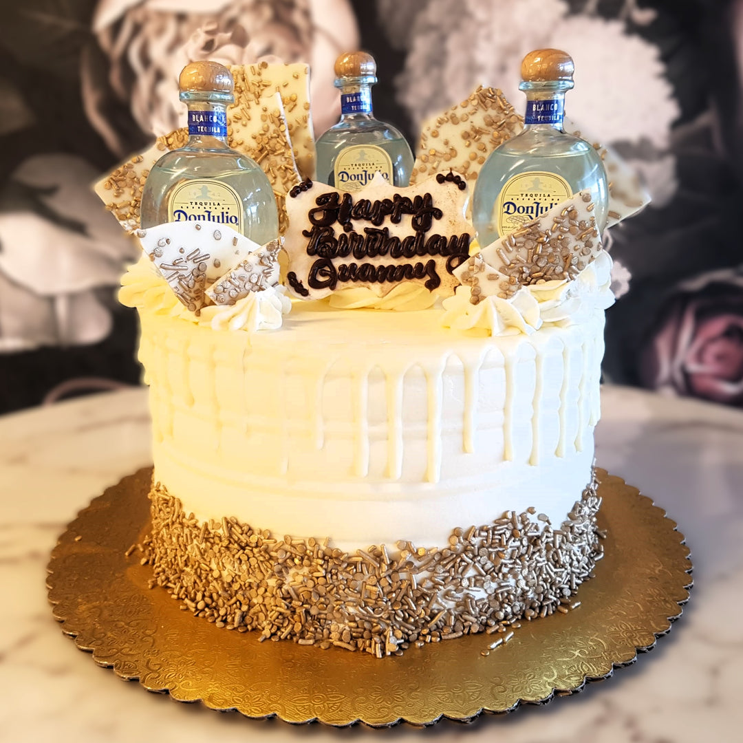 Don Julio cake, cake for men, tequila design cake, mens birthday, cake delivery las vegas