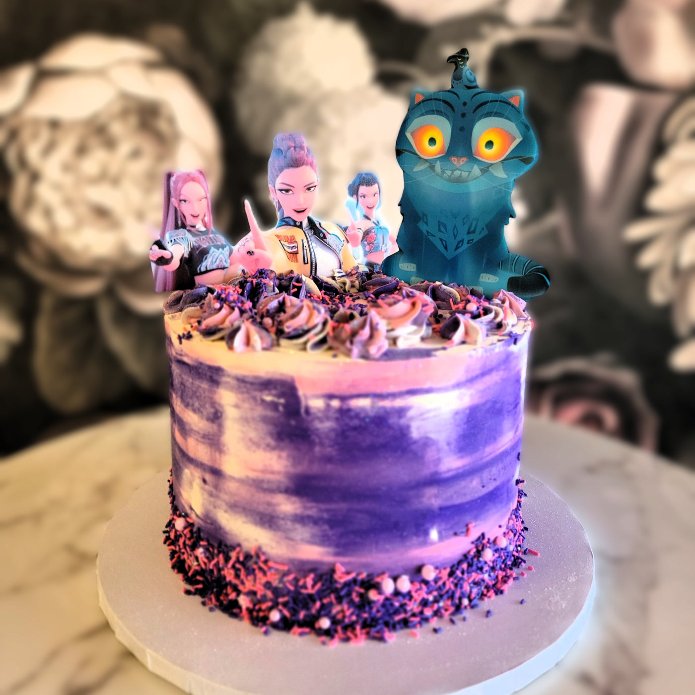 Demon Hunter, anime cake, cakes for kids, teens favorite, kpop, fictional character, cake delivery vegas