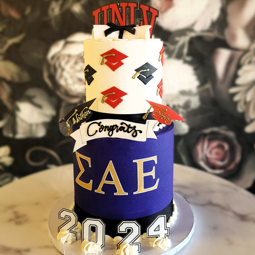 graduation cake, college graduation, high school graduation, school cake, cake delivery vegas, bakery near me