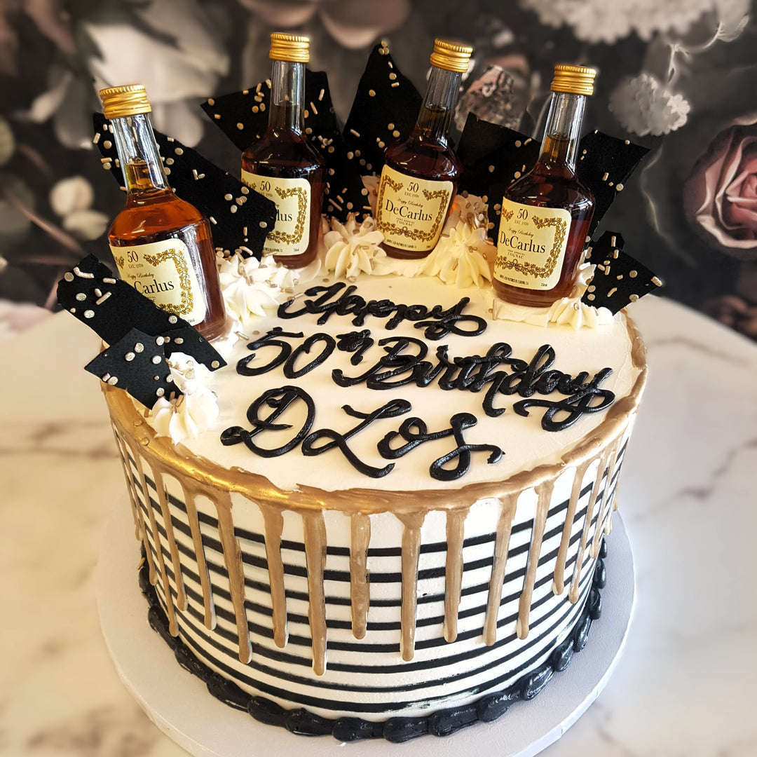 Mens cake, Mens birthday, Whiskey themed cake, 50th birthday, Cake delivery vegas