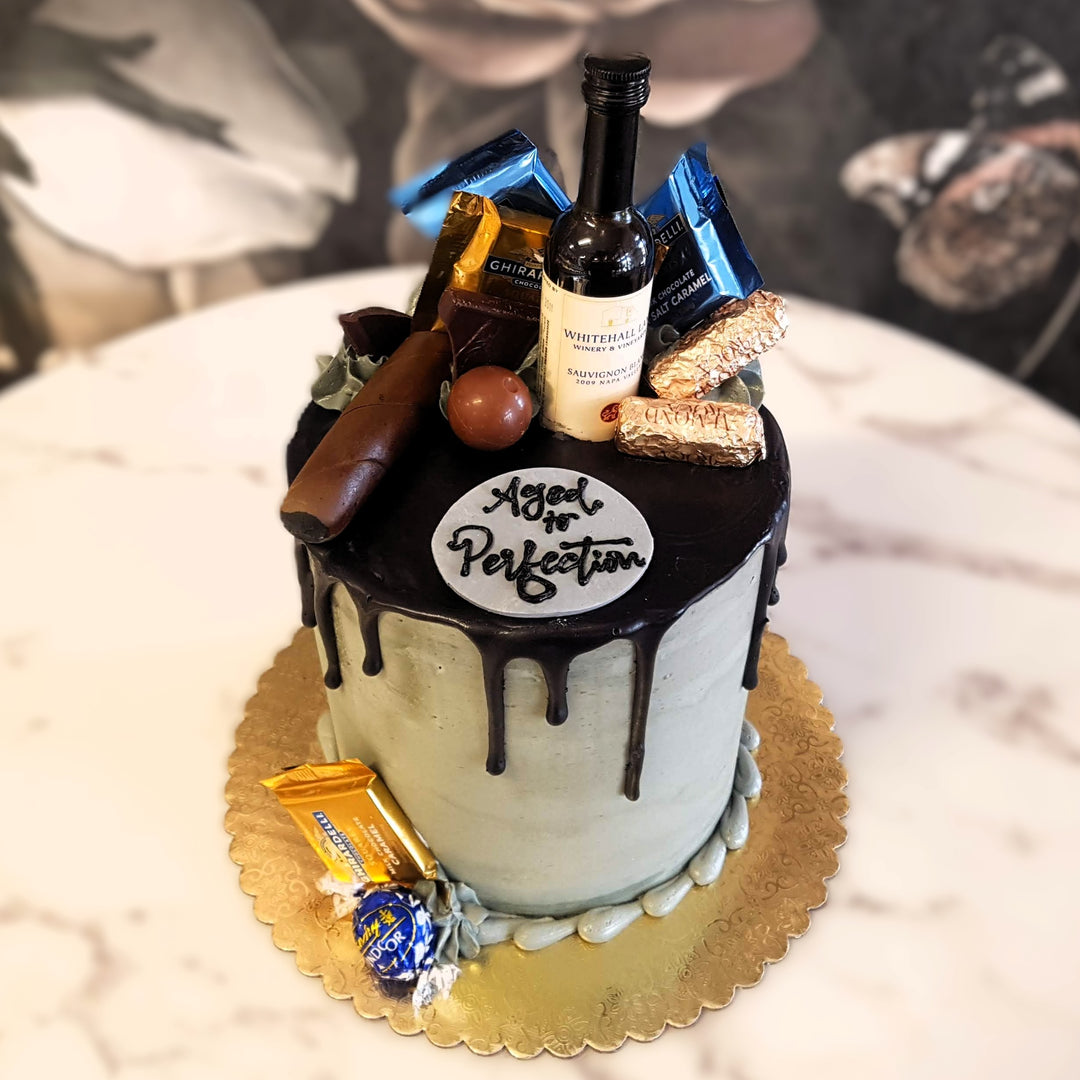 Mens cake, whitehall, sauvignon blanc, luxury cake, champagne party, cake delivery vegas, mens celebration, cake delivery vegas