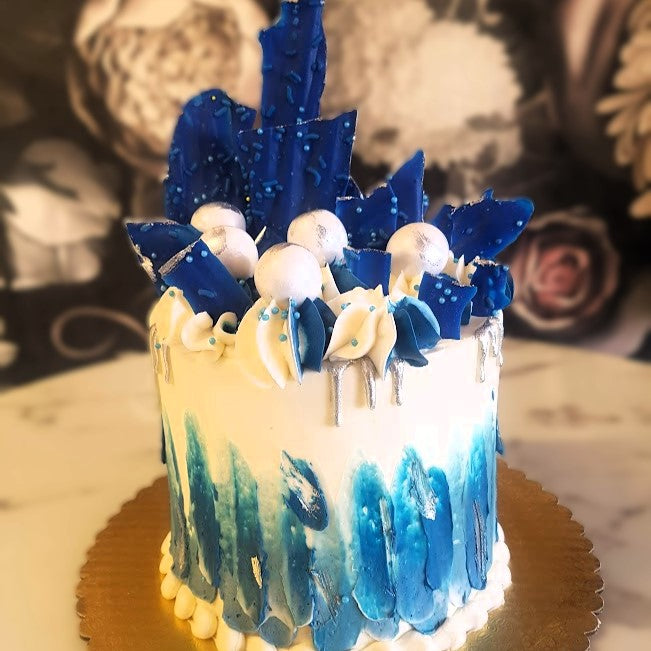Winter themed cake, winter palette cake, thanksgiving cake, holiday cake vegas, bakery near me, birthday cake, vegas cake delivery
