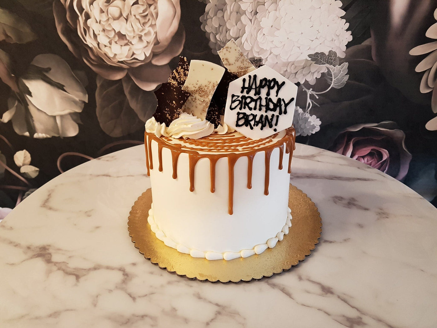 Marble Swirl with Caramel Mousse Cake | Delivery | Special Occasion Cake Cake Rolling In Dough Bakery 
