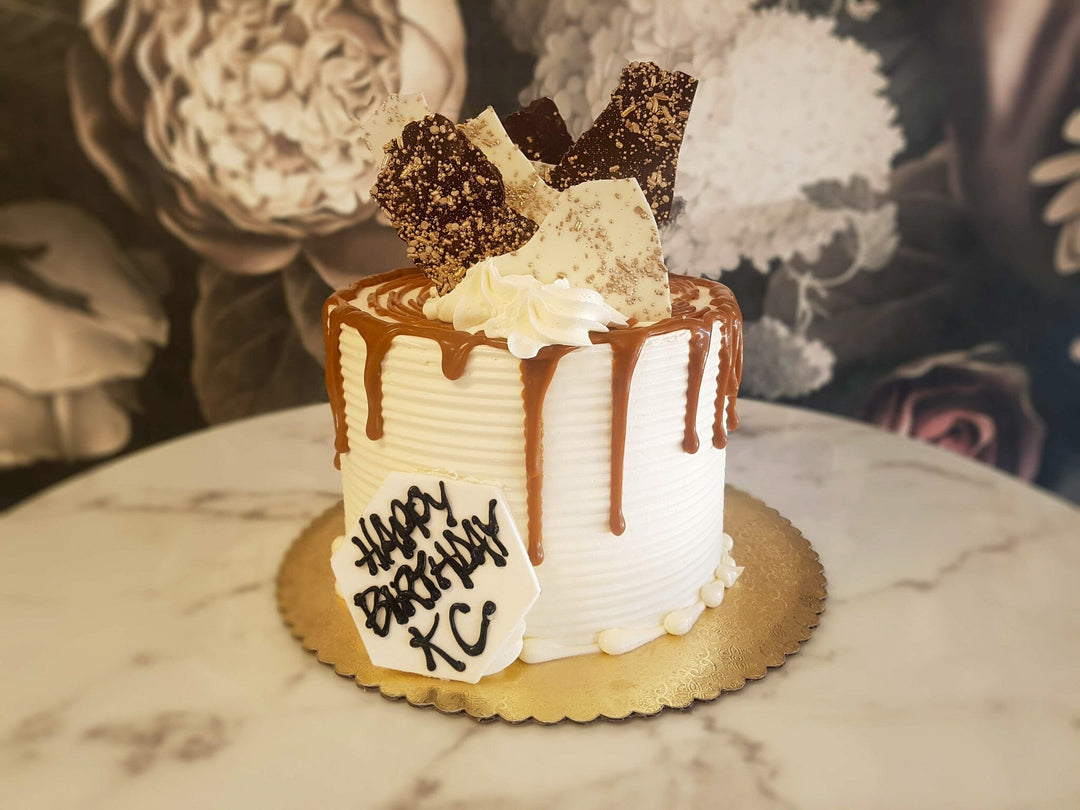 Marble Swirl with Caramel Mousse Cake | Delivery | Special Occasion Cake Cake Rolling In Dough Bakery 