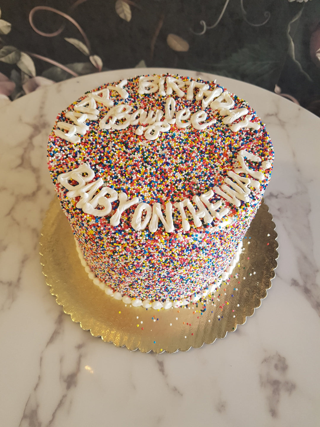 Sprinkle Cake | Delivery | Celebration Cake Cake Rolling In Dough Bakery 