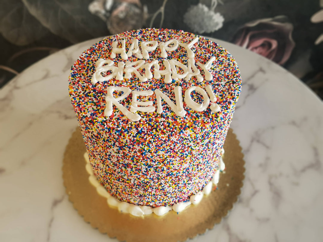 Sprinkle Cake | Delivery | Celebration Cake Cake Rolling In Dough Bakery 