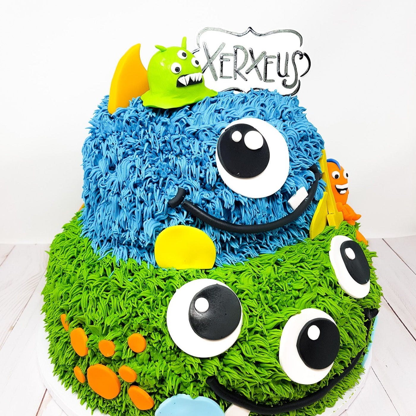 Fluffy Monster Cake | Halloween Party | Adorable Cake
