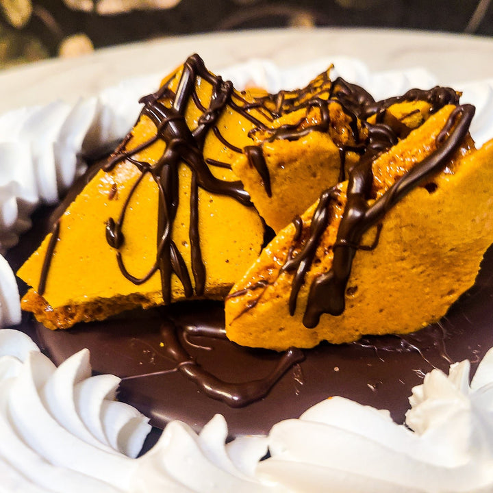 9" Peanut Butter Honeycomb Pie | Hearty and Homey Pie | GLUTEN FREE OPTION