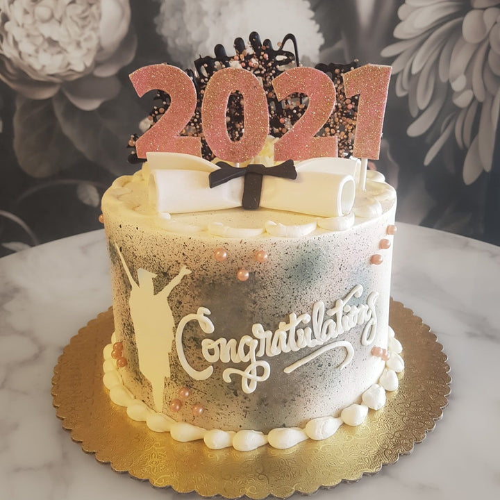 Grad Baking The Graduate | Bakery Grad Cake| High School College Graduation Cake ...